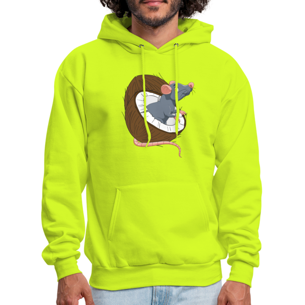 Men's Hoodie - safety green