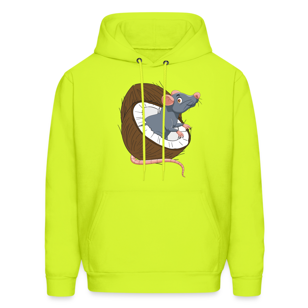 Men's Hoodie - safety green